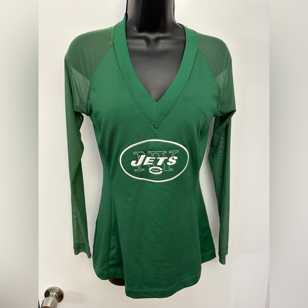 NFL Team Apparel | NWOT NY JETS Green Long Sleeve Women's Medium Fan Tee